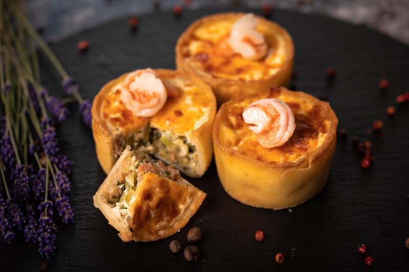 МИНИ КИШ С ТИГРОВОЙ КРЕВЕТКОЙ