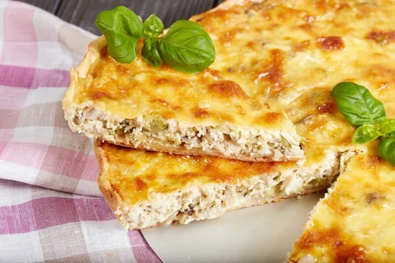 ПИРОГ С КУРИЦЕЙ И СЫРОМ