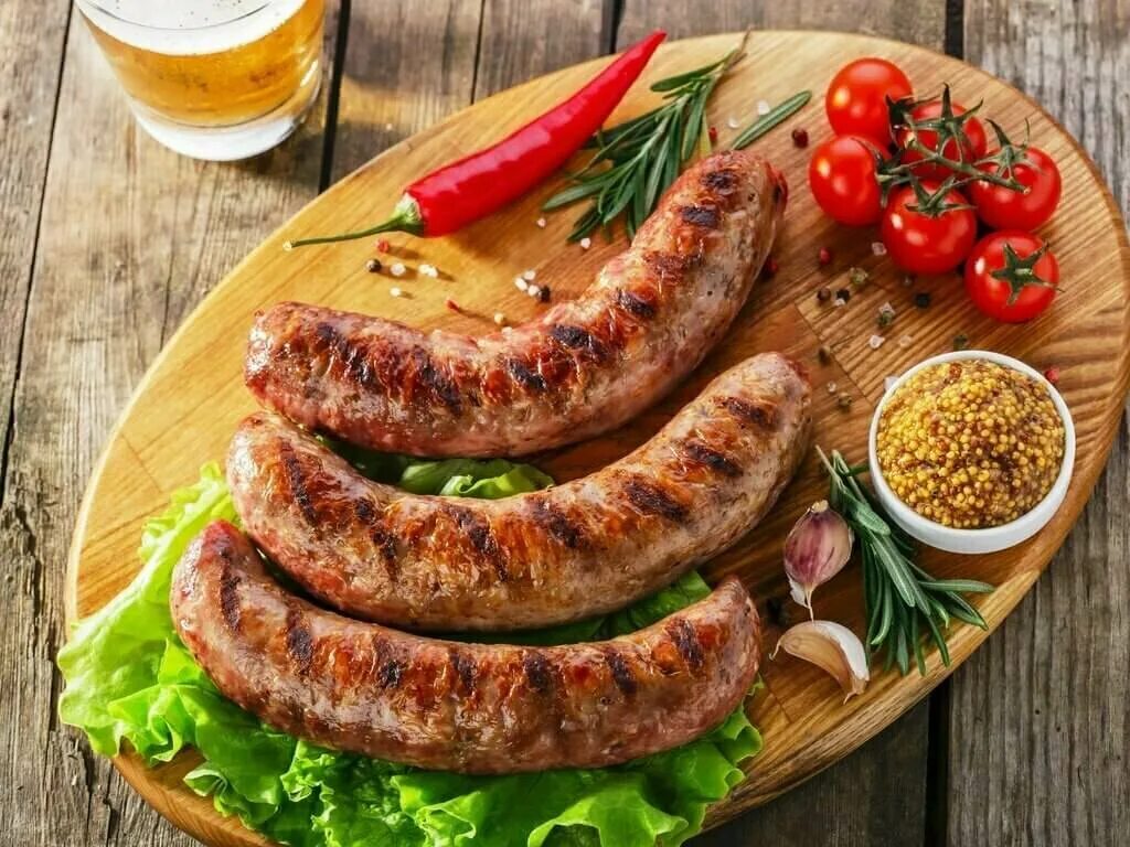 КУПАТЫ НА ГРИЛЕ С ГОРЧИЦЕЙ И ХРЕНОМ