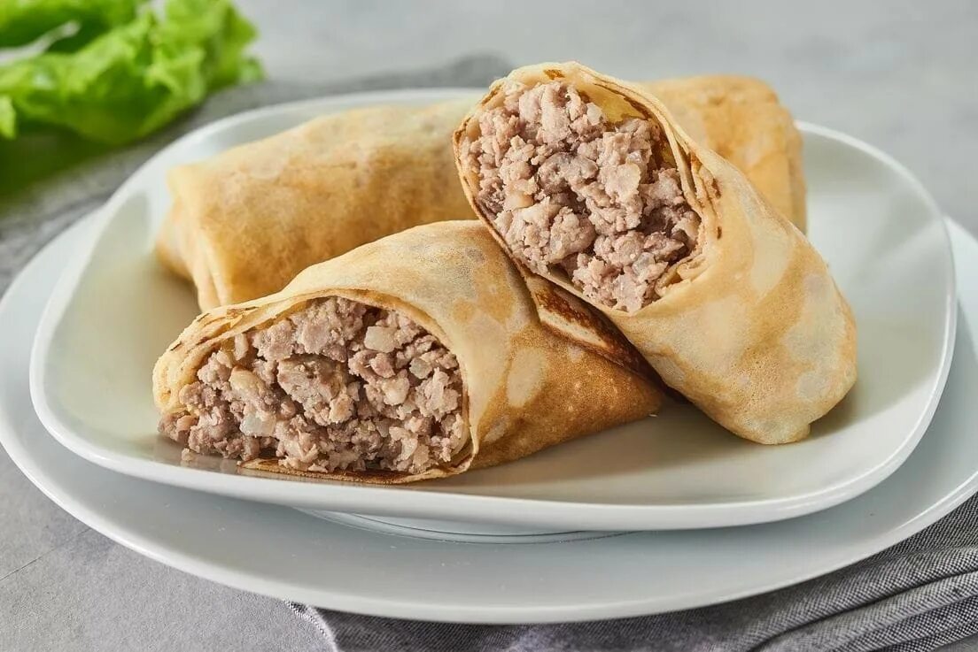 БЛИНЧИКИ С МЯСОМ