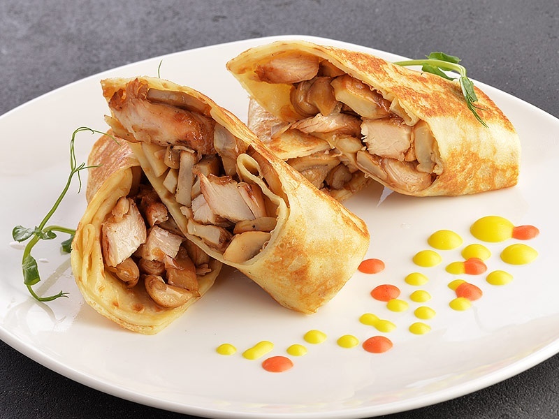 БЛИНЧИКИ С КУРИЦЕЙ